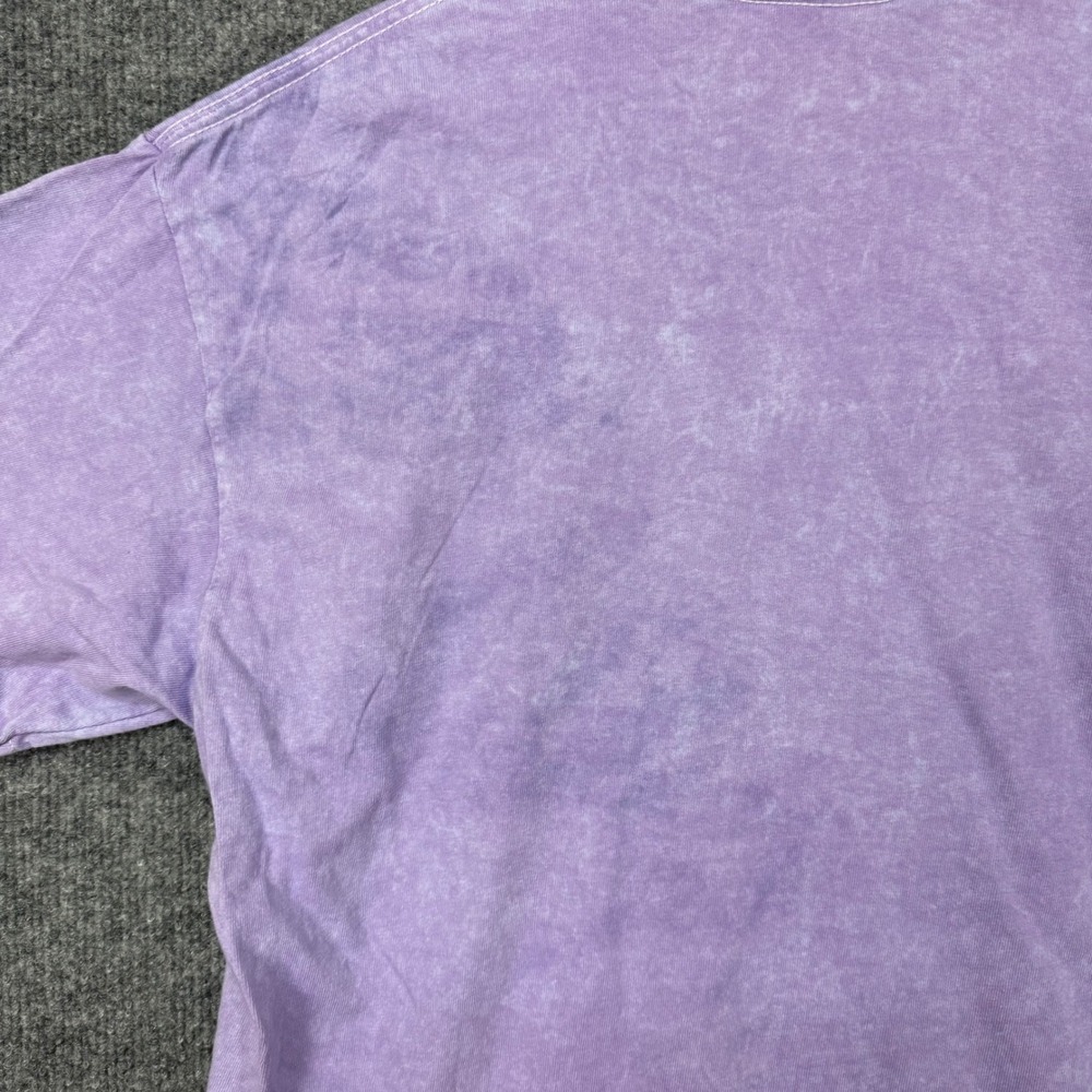 Nirvana Band Tee Mens Large Purple T Shirt Angel Graphic Mineral Wash Rock NWOT - Picture 4 of 8